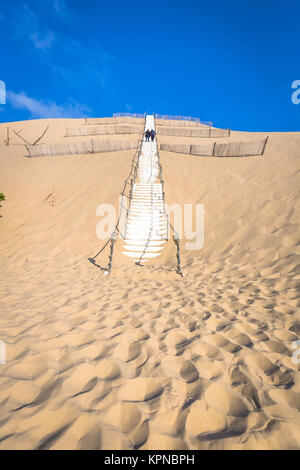 Dune du Pyla - the largest sand dune in Europe, Aquitaine, France Stock Photo