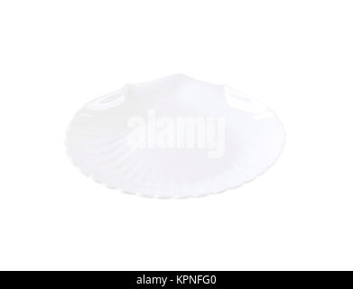 shell shaped plate Stock Photo
