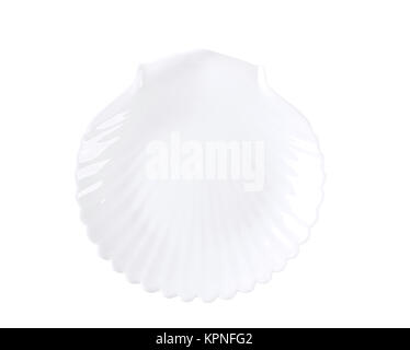 shell shaped plate Stock Photo