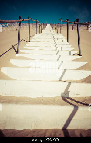 dune du pilat at 114 metres the highest sand dune in europe near arcachon gironde aquitaine france Stock Photo