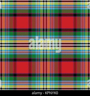 seamless pattern Scottish tartan Stock Photo