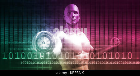 Empowered By Technology Stock Photo