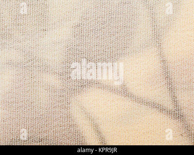 textile background - transparent cream silk fabric Stock Photo