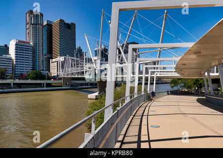 Residential buildings at riverfront in Brisbane, Queensland, Australia Stock Photo