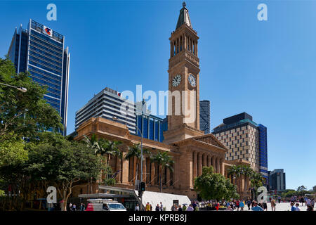 The Town Hall in Brisbane, Queensland, Australia Stock Photo