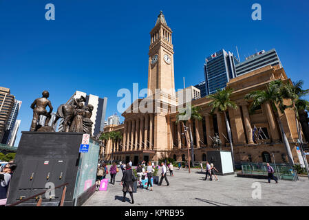 The Town Hall in Brisbane, Queensland, Australia Stock Photo