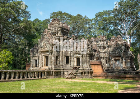 Restored Chau Say Tevoda temple, Angkor Stock Photo