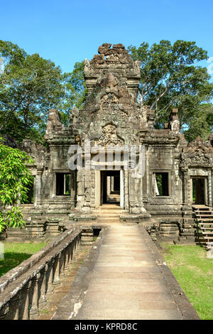 Restored Chau Say Tevoda temple, Angkor Stock Photo