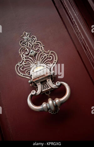 Old door knocker Stock Photo