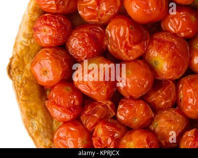 rustic cherry tomato tarte tatin Stock Photo