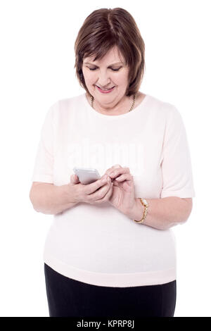 I got a text message! Stock Photo