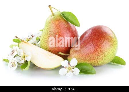 Birnen Birne Frucht frische Früchte Obst Freisteller freigestellt isoliert
