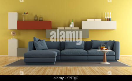 Contemporary living room Stock Photo