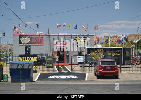 Nice Motorcycle Store In Kingman, June 22, 2017. Route 66, Kingman. Arizona USA, EEUU. Stock Photo