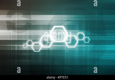 Routing Information Protocol and Technology Setup Abstract Stock Photo