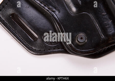 Milt Sparks Leather Holster Stock Photo