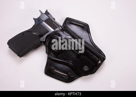 Milt Sparks Leather Holster Stock Photo