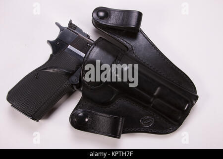 Milt Sparks Leather Holster Stock Photo