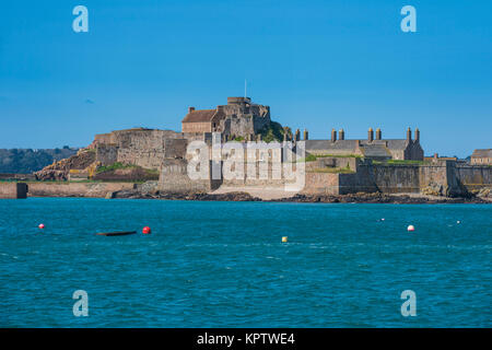 Elizabeth castle, St. Helier, Jersey, Channel Islands, United Kingdom Stock Photo