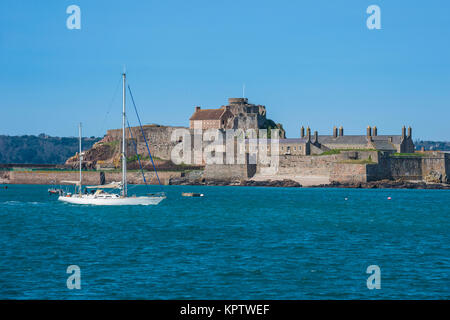 Elizabeth castle, St. Helier, Jersey, Channel Islands, United Kingdom Stock Photo