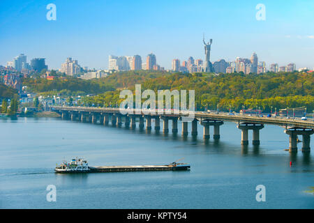 Kiev cityscape, Ukraine Stock Photo
