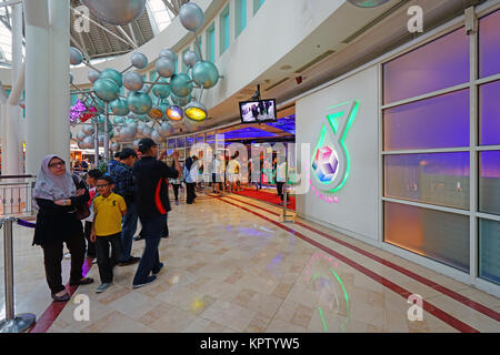 View of Petrosains, The Discovery Centre, a science and technology museum located in Kuala Lumpur, Malaysia Stock Photo