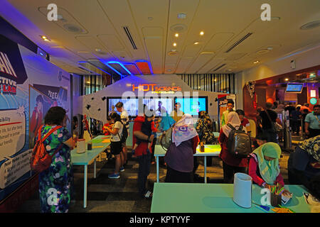 View of Petrosains, The Discovery Centre, a science and technology museum located in Kuala Lumpur, Malaysia Stock Photo