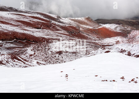 Cold Cotopaxi Landscape Stock Photo