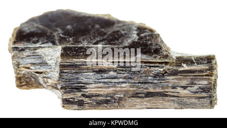 specimen of Muscovite (common mica) isolated Stock Photo