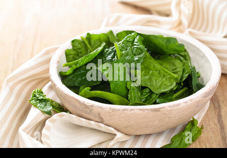 Fresh spinach leaves. Stock Photo