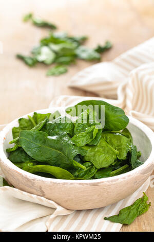 Fresh spinach leaves. Stock Photo