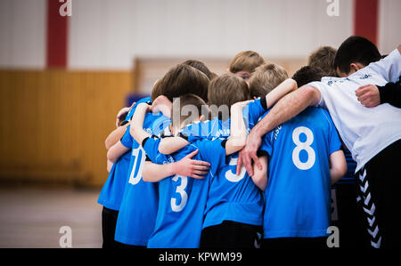 handball team spirit symbol before game starts Stock Photo