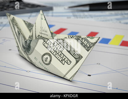 concept of finance Stock Photo