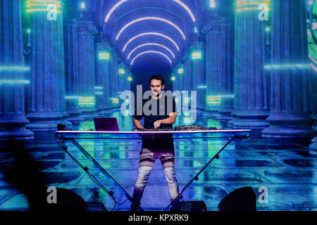 Tampa, USA. 16th Dec, 2017. Zedd performing at 93.3 FLZ's iHeartRadio Jingle Ball on December 16, 2017 at Amalie Arena in Tampa, Florida. Credit: The Photo Access/Alamy Live News Stock Photo