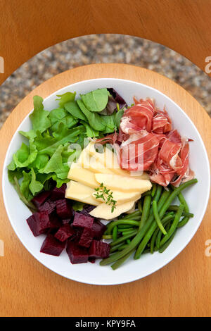 Mixed salad on a plate Stock Photo