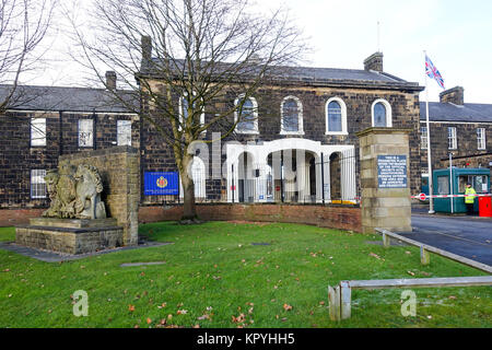 Historic Fulwood Barracks in Preston is the Headquarters of the Army in North West England. It also houses the Lancashire Infantry Museum Stock Photo