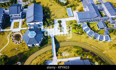 Guangdong city of Guangzhou province faced island garden scenery Stock Photo