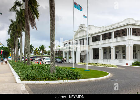 Grand Pacific Hotel, Victoria Parade, Suva, Fiji Stock Photo