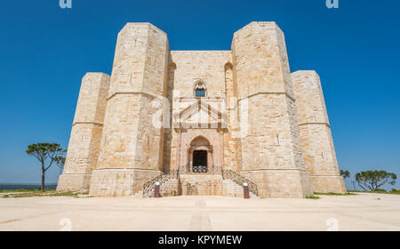 Castel del Monte, famous medieval fortress in Apulia, southern Italy. Stock Photo