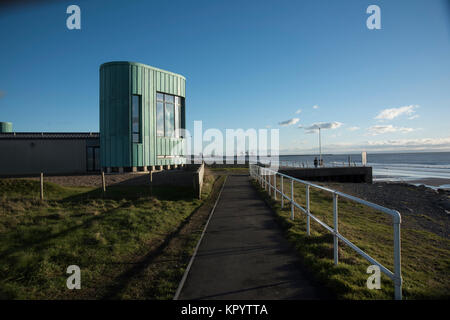 Baglan Bay and Aberavon Sands, West Glamorgan, South Wales, UK. Stock Photo