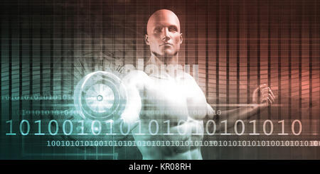 Empowered By Technology Stock Photo