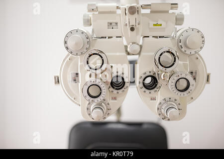 Ophthalmic testing device machine Stock Photo