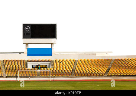 Stadium with scoreboard Stock Photo