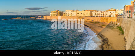 Sunny afternoon in Gallipoli, province of Lecce, Puglia, southern Italy. Stock Photo