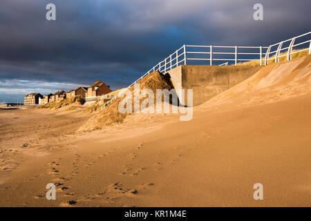 Baglan Bay and Aberavon Sands, West Glamorgan, South Wales, UK. Stock Photo