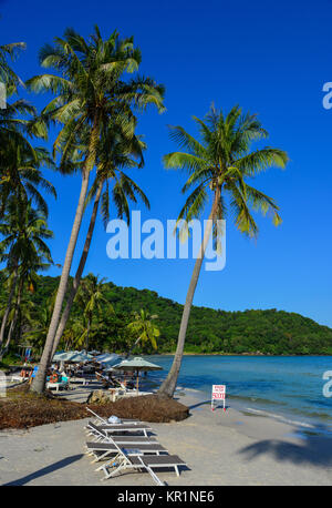 Kien Giang, Vietnam - Dec 7, 2017. Seascape of Phu Quoc Island in Kien Giang, Vietnam. Phu Quoc is a Vietnamese island off the coast of Cambodia in th Stock Photo