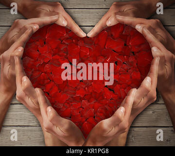 rose heart 2 Stock Photo