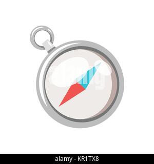 illustration of compass Stock Vector