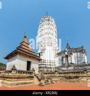 The prang at Wat Phutthaisawan, Ayutthaya, Thailand Stock Photo