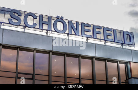 Terminal A, airport beauty's field, Brandenburg, Germany, Flughafen Schoenefeld, Deutschland Stock Photo